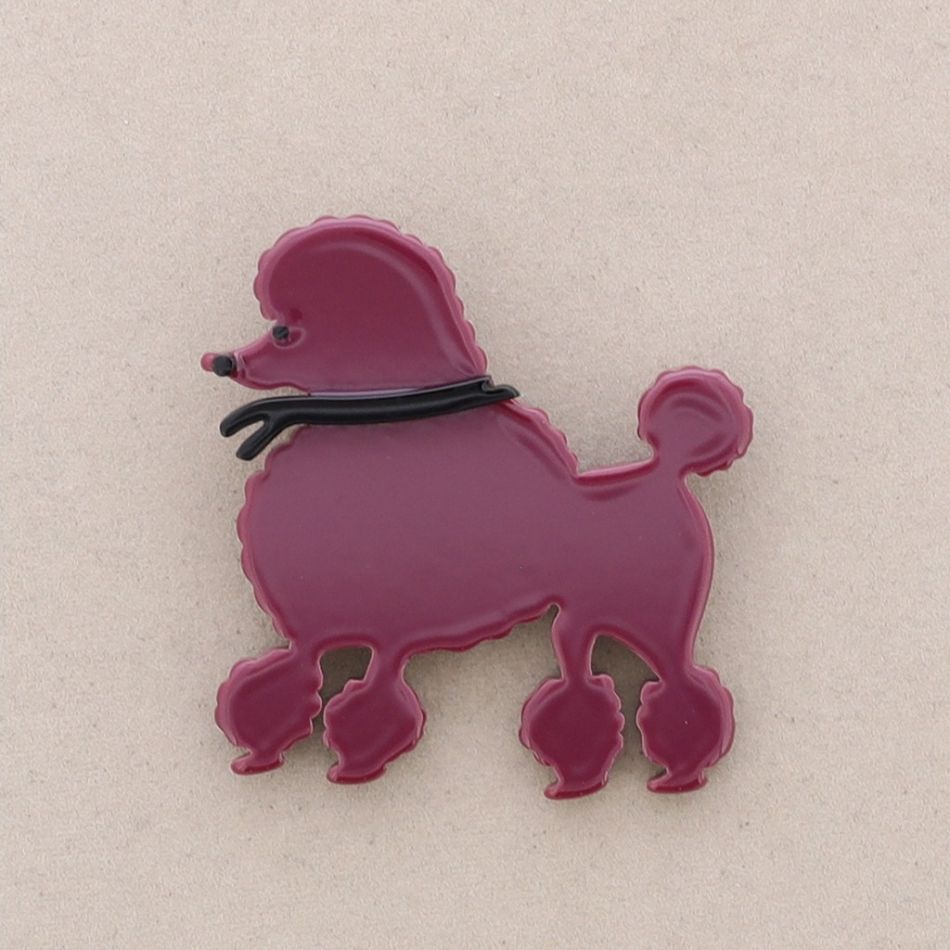 BROCHE PERRITO RESINA