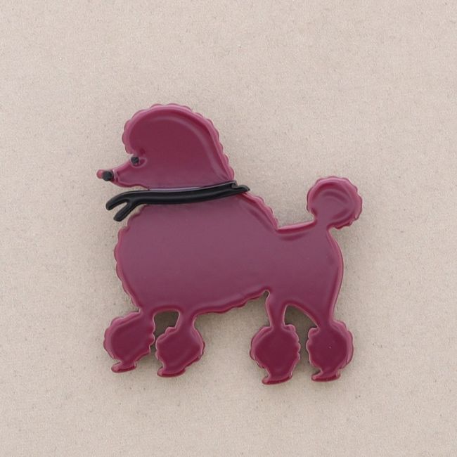 BROCHE PERRITO RESINA