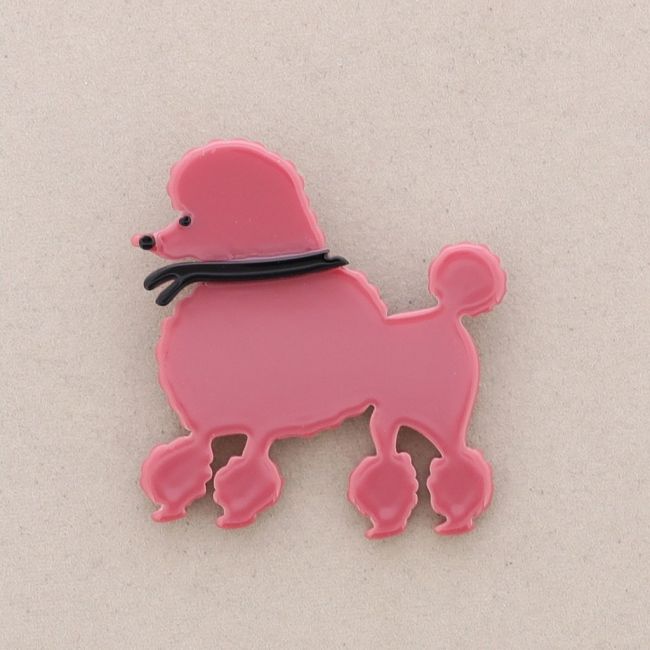 BROCHE PERRITO RESINA