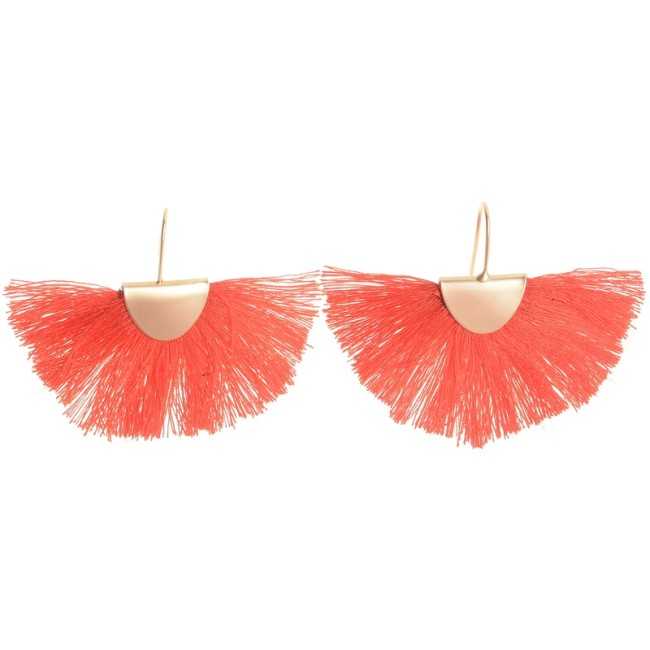 FRINGED HIPPIE HOOK EARRINGS