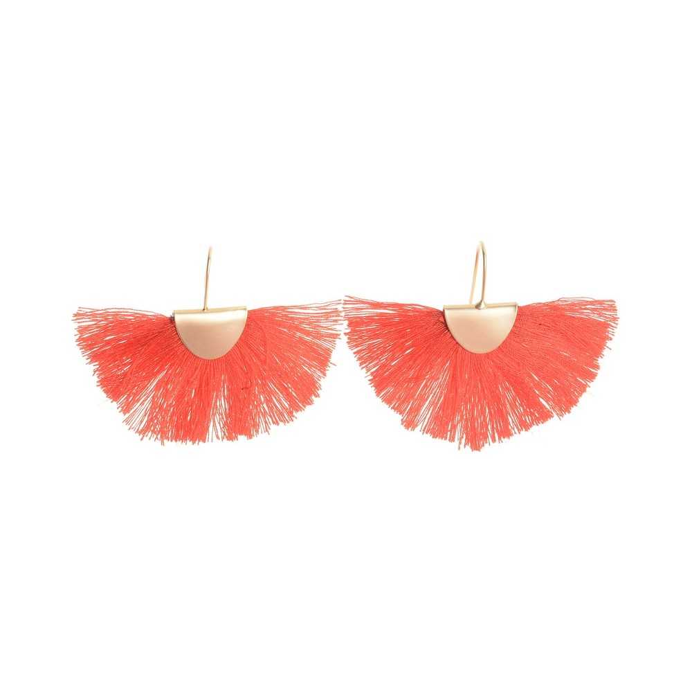 FRINGED HIPPIE HOOK EARRINGS