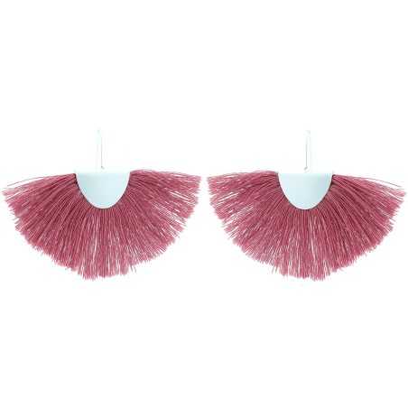 FRINGED HIPPIE HOOK EARRINGS