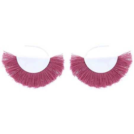 THREAD FRINGE FAN EARRINGS