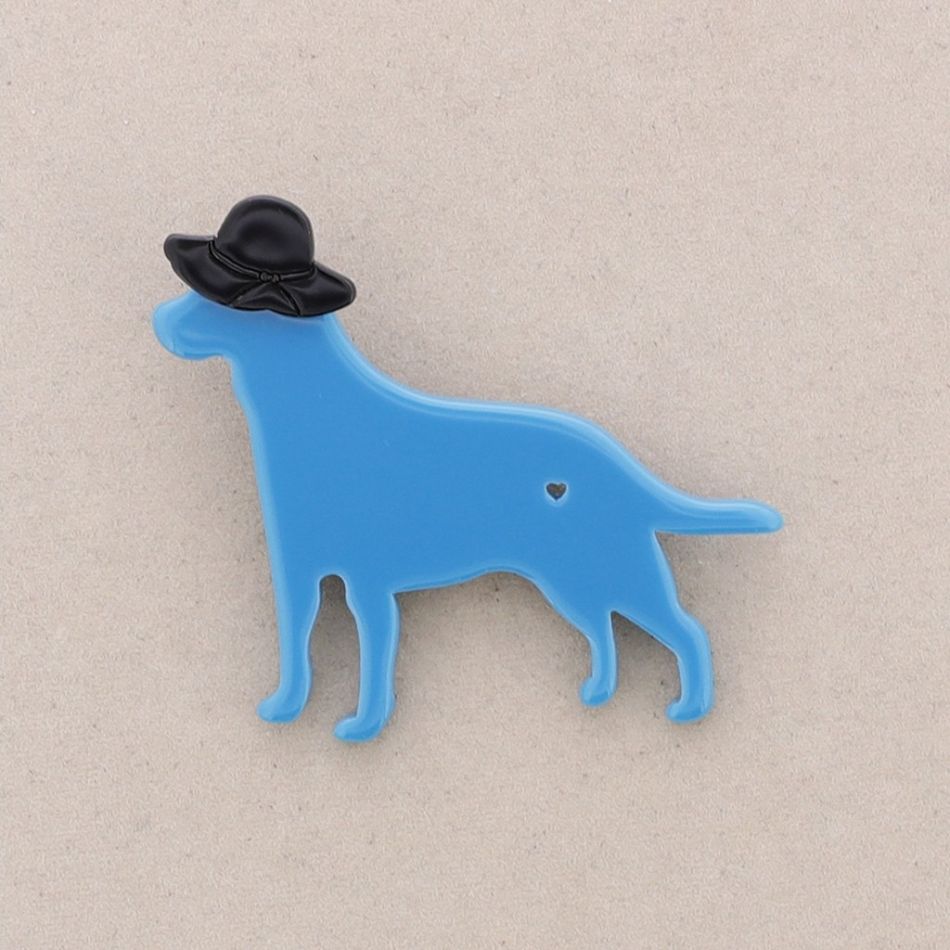 BROCHE PERRITO RESINA
