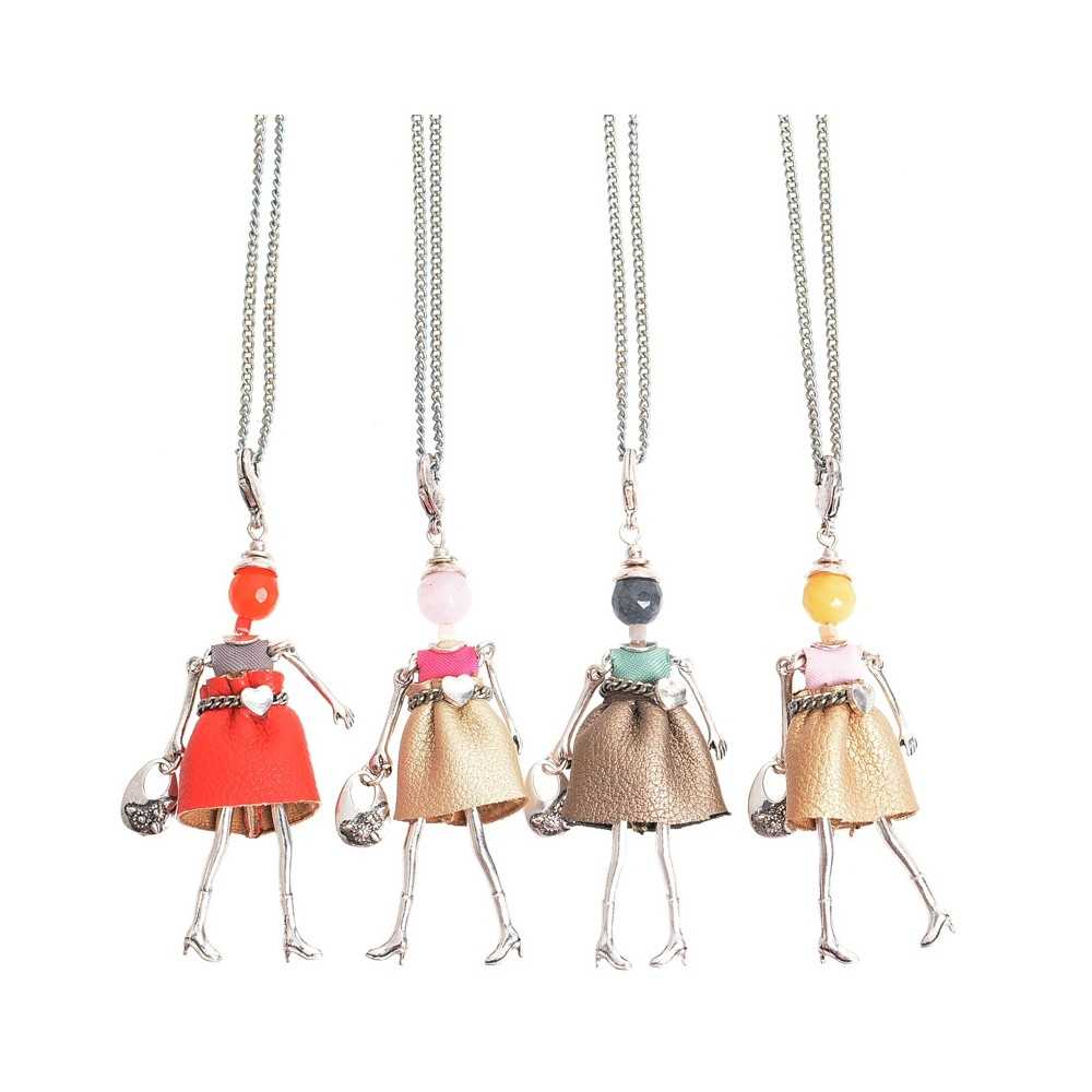 DOLL PENDANT SHORT NECKLACE