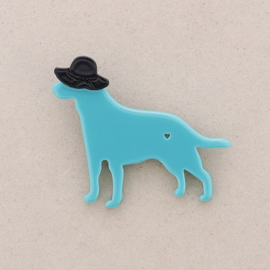 BROCHE PERRITO RESINA
