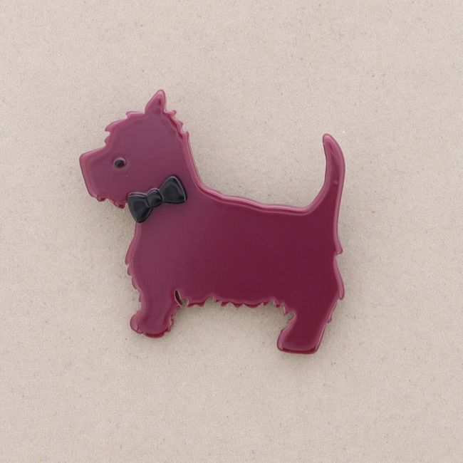 BROCHE PERRITO RESINA