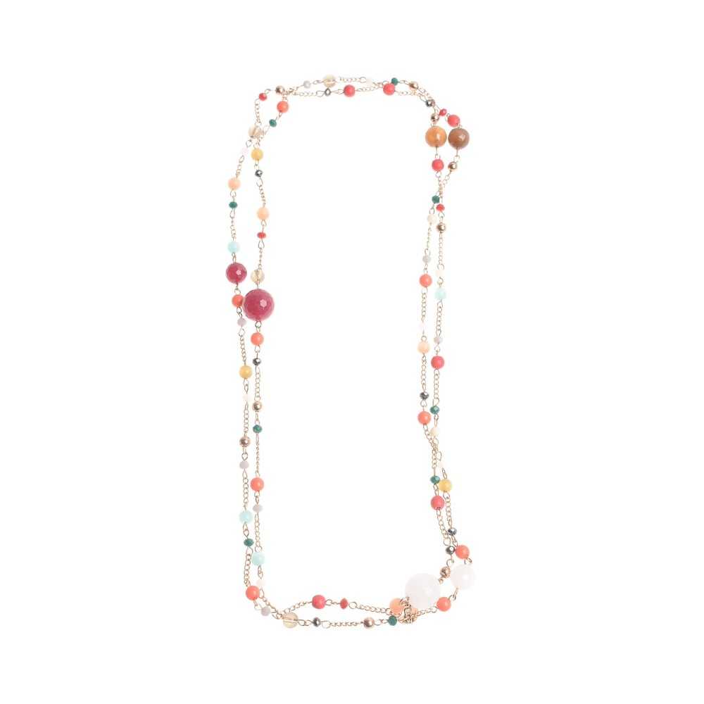 LONG BEAD NECKLACE 130CM