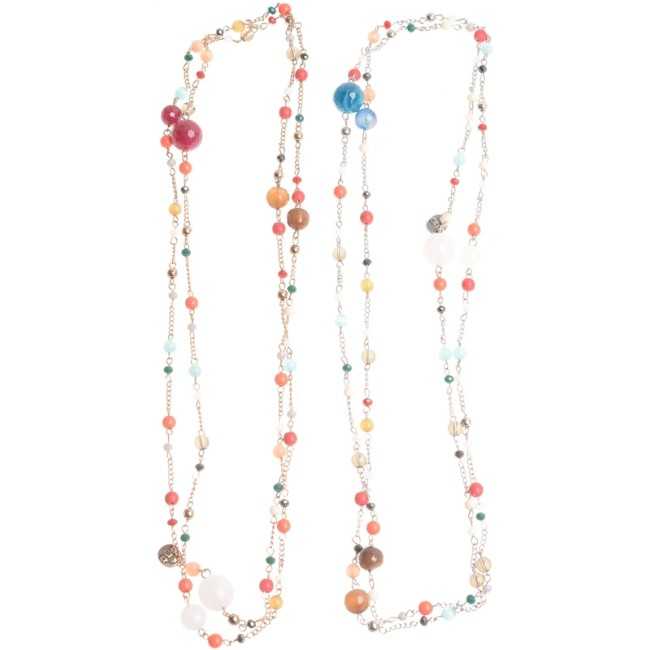 LONG BEAD NECKLACE 130CM