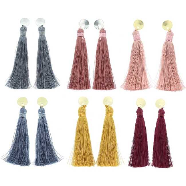 FRINGE STRAP EARRINGS