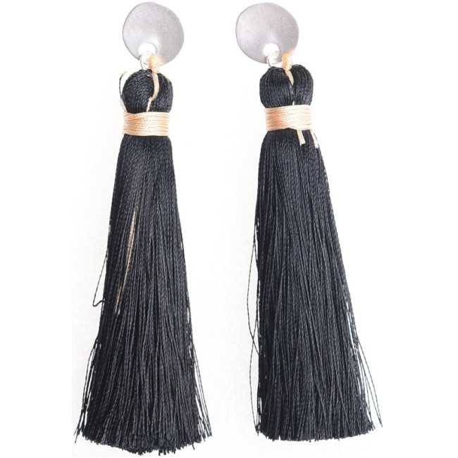 FRINGE STRAP EARRINGS