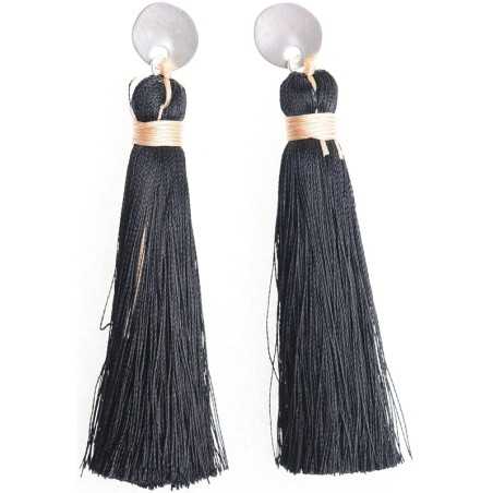 FRINGE STRAP EARRINGS