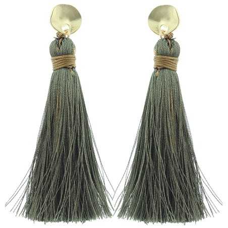 FRINGE STRAP EARRINGS