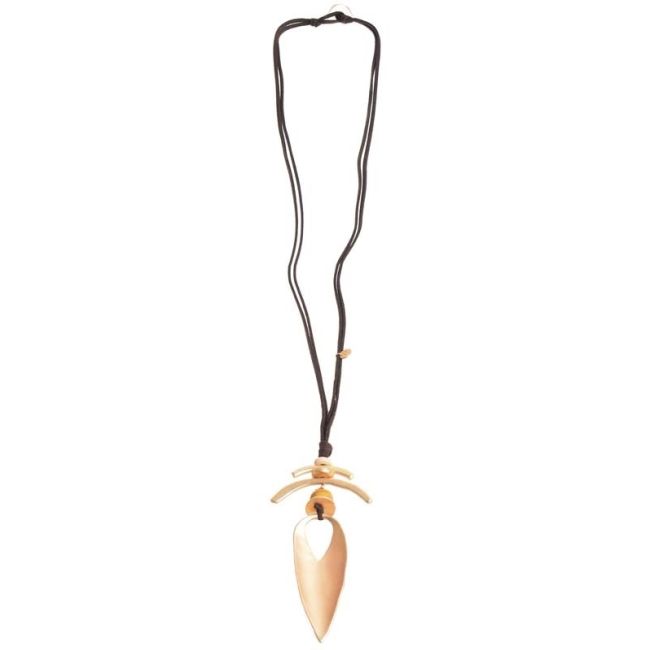 COLLAR LARGO ANTELINA COLGANTE METAL