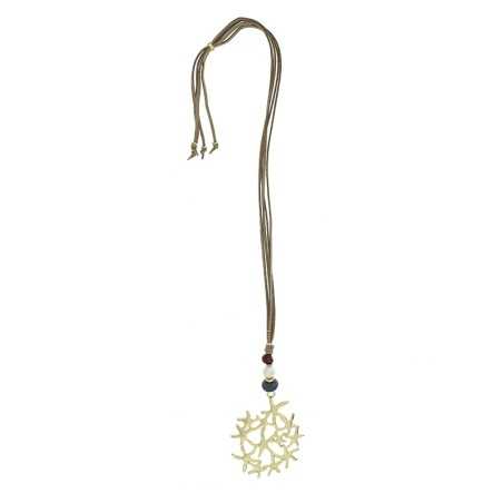 METAL STARFISH PENDANT LONG NECKLACE