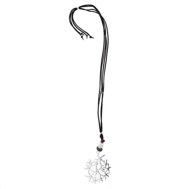 METAL STARFISH PENDANT LONG NECKLACE