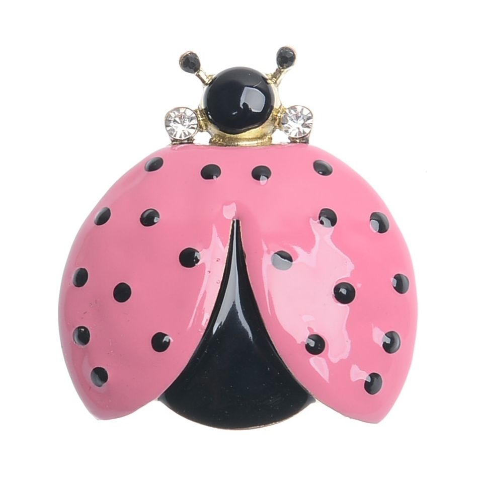 BROCHE MARIQUITA METAL ESMALTE LUNARES
