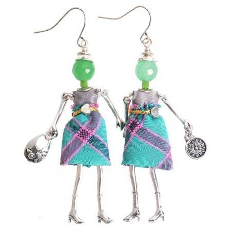 DOLL PENDANT EARRINGS