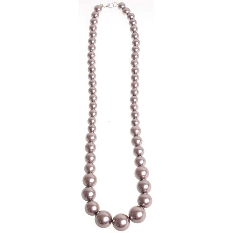 COLLAR LARGO CUENTAS BOLAS