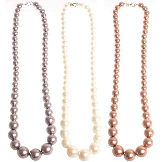 LONG BALL BEADS NECKLACE