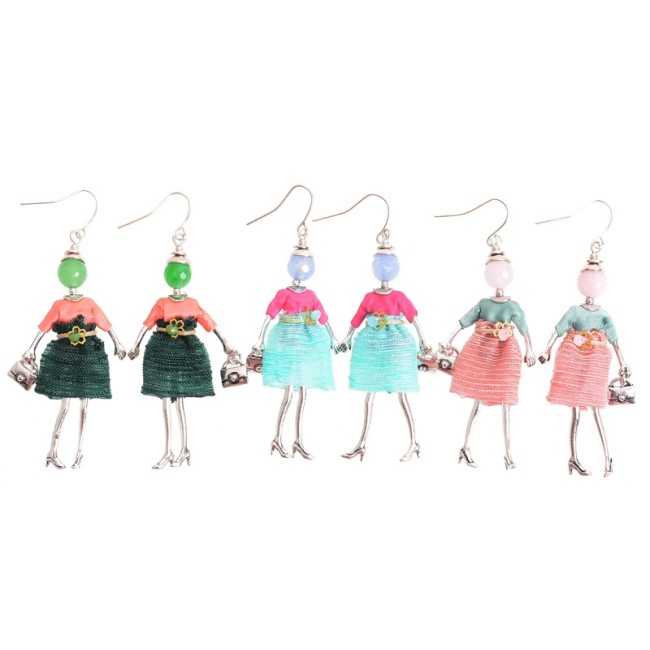 PENDANT EARRINGS DOLL