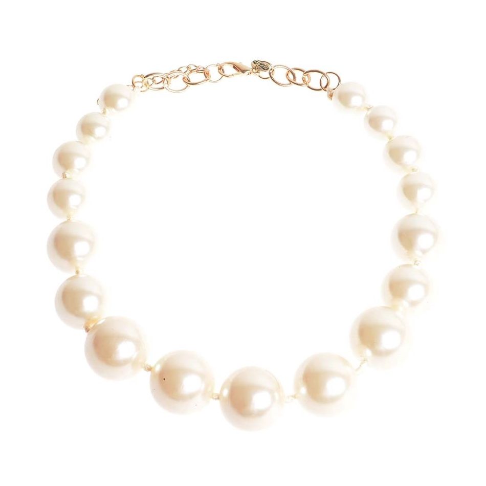 BALL BEADS SHORT NECKLACE