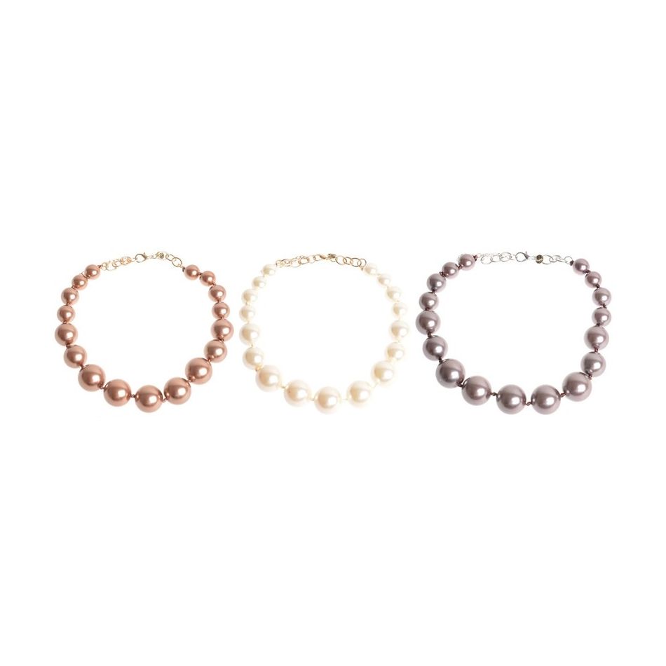 BALL BEADS SHORT NECKLACE