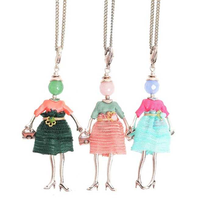 DOLL PENDANT SHORT NECKLACE MINI