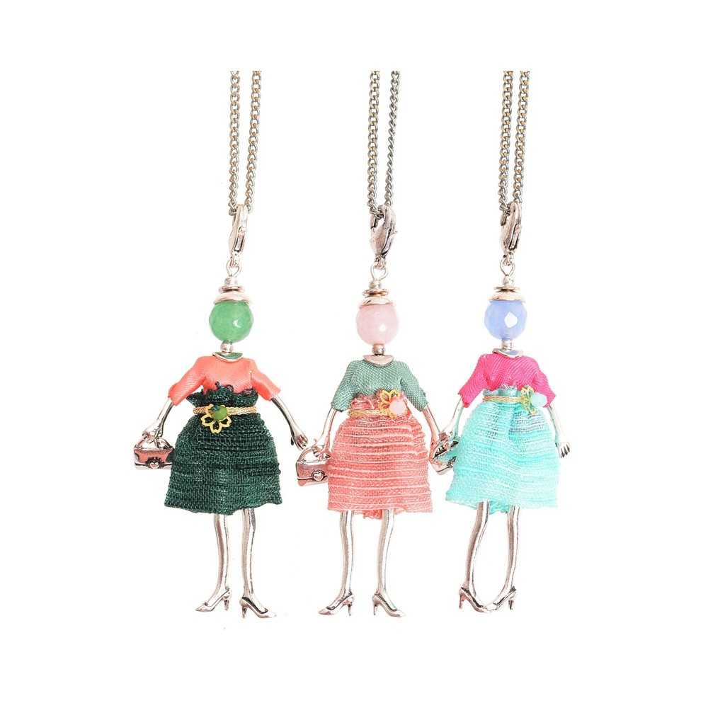 DOLL PENDANT SHORT NECKLACE MINI