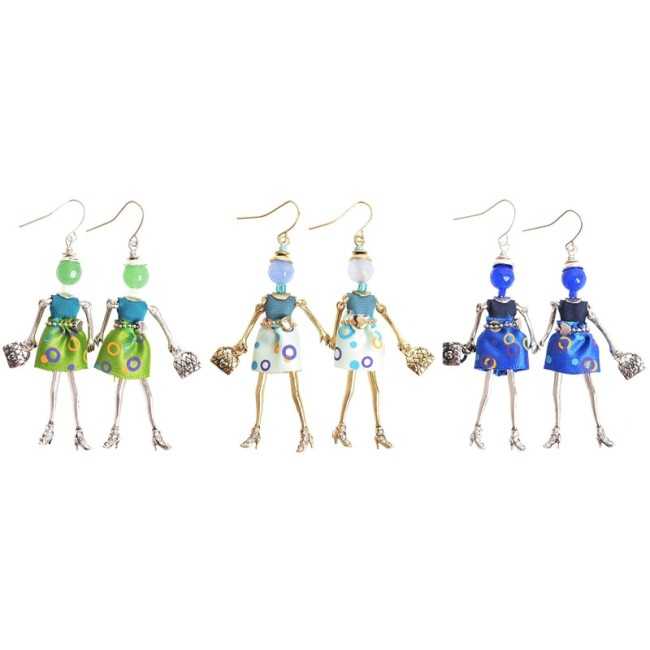 PENDIENTES COLGANTE MUÑECA