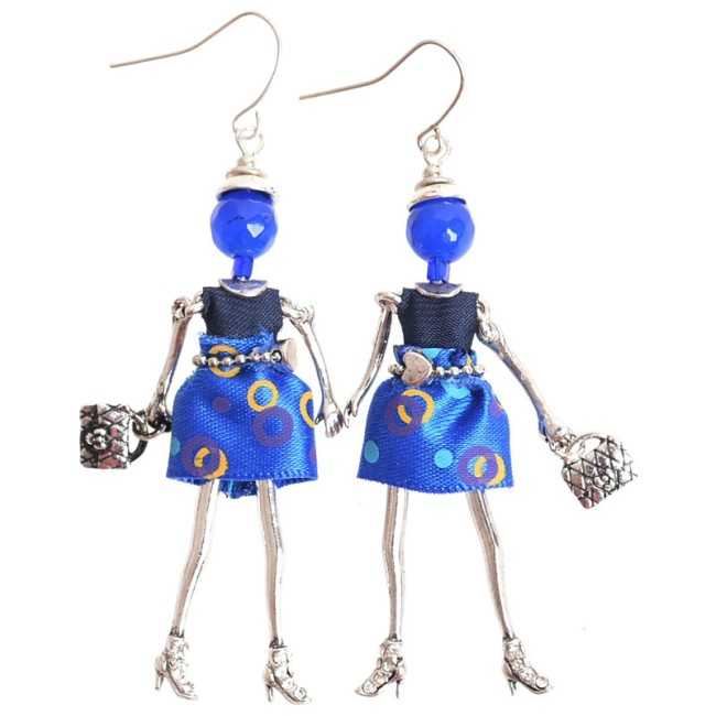 DOLL PENDANT EARRINGS