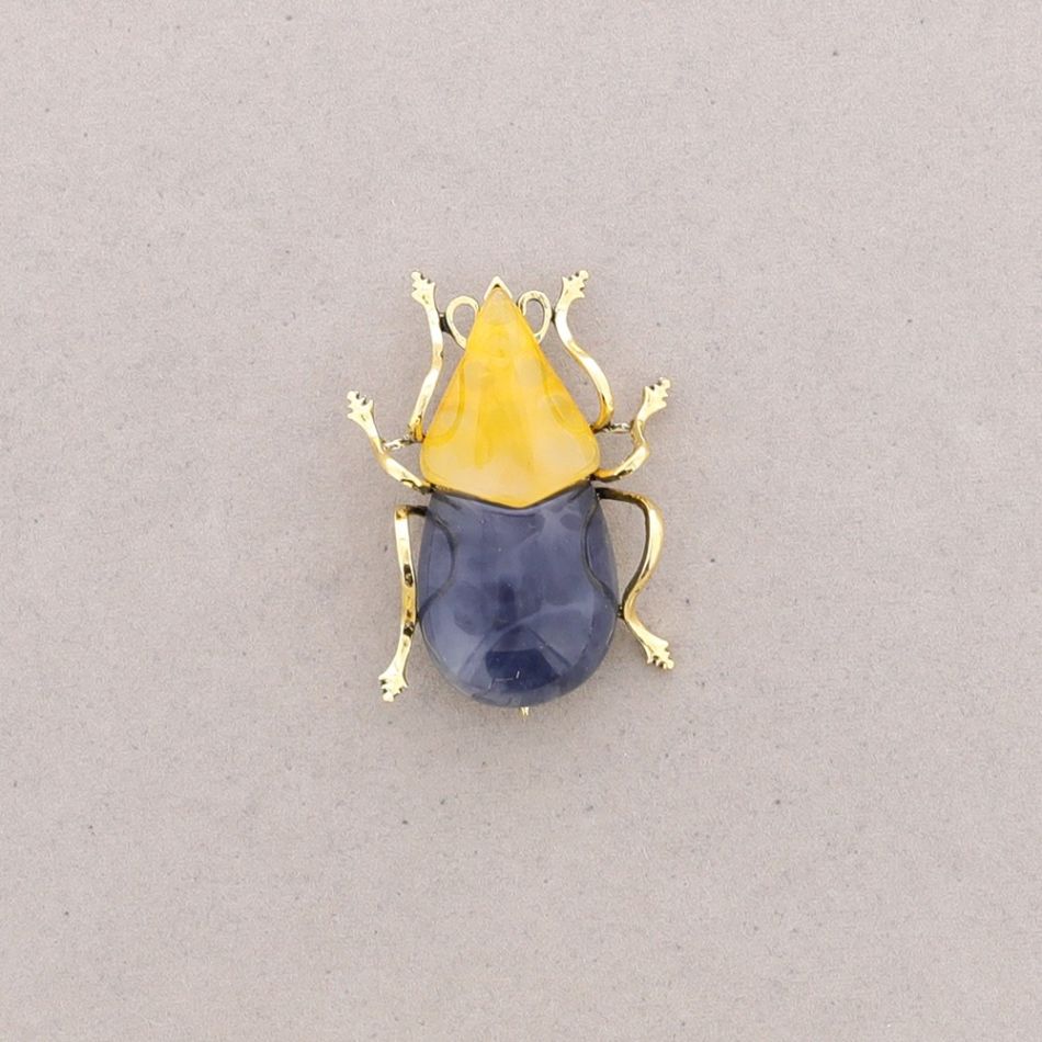 BROCHE INSECTO METAL RESINA