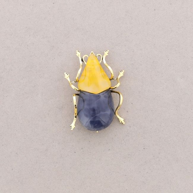 BROCHE INSECTO METAL RESINA