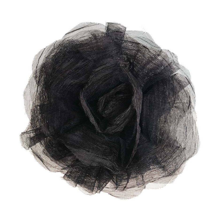 BROCHE FLOR ACABADO METALICO 17 CM