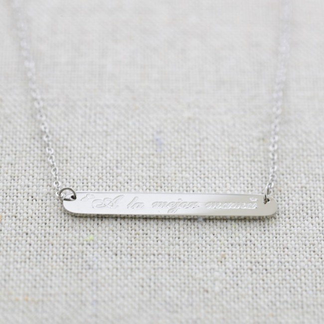 STEEL PLATE SHORT NECKLACE...