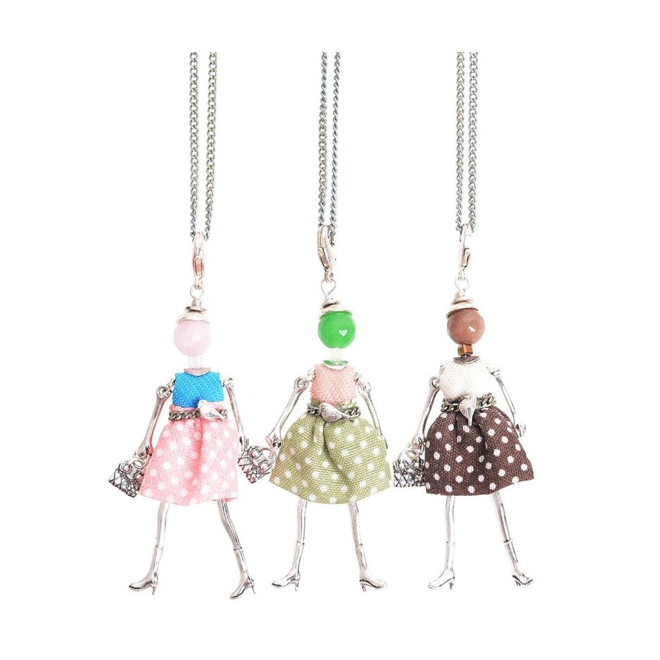 DOLL PENDANT SHORT NECKLACE MINI