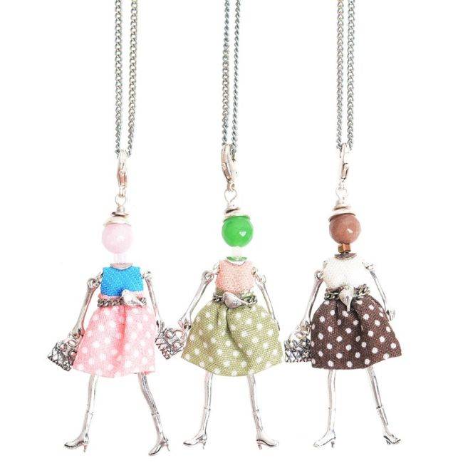 DOLL PENDANT SHORT NECKLACE MINI