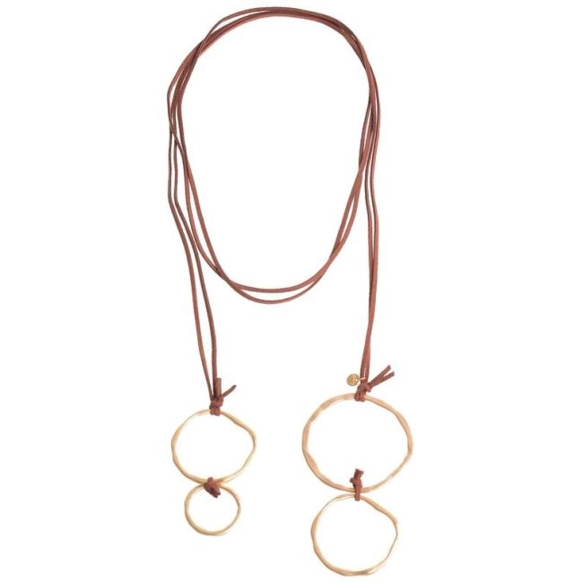 COLLAR LARGO ANTELINA DOBLE ARGOLLAS