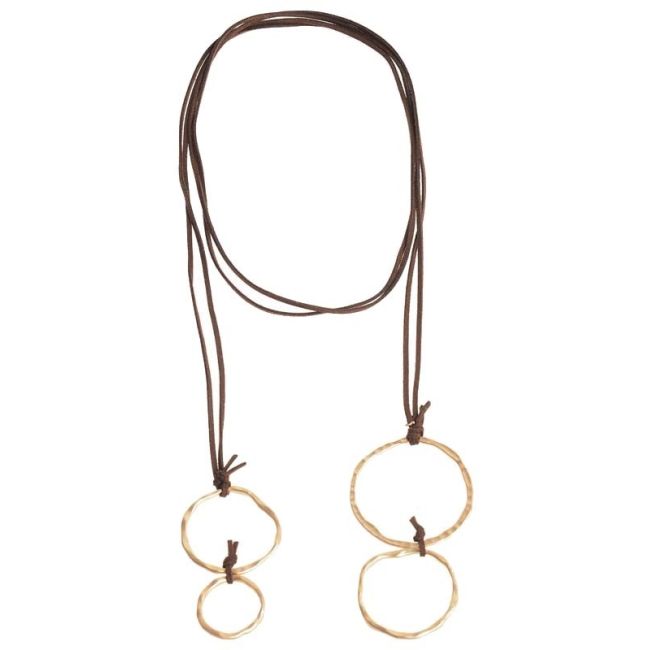 COLLAR LARGO ANTELINA DOBLE ARGOLLAS