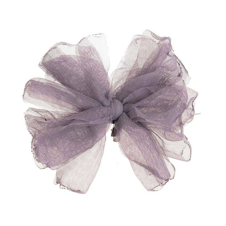 TULLE FLOWER BROOCH 14CM
