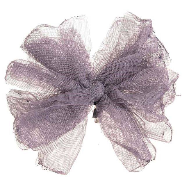TULLE FLOWER BROOCH 14CM