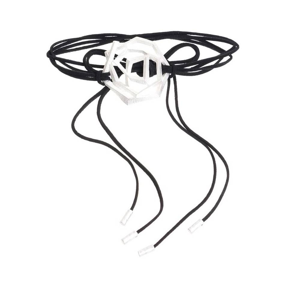 MULTITURN CHOKER WITH METAL BEADS