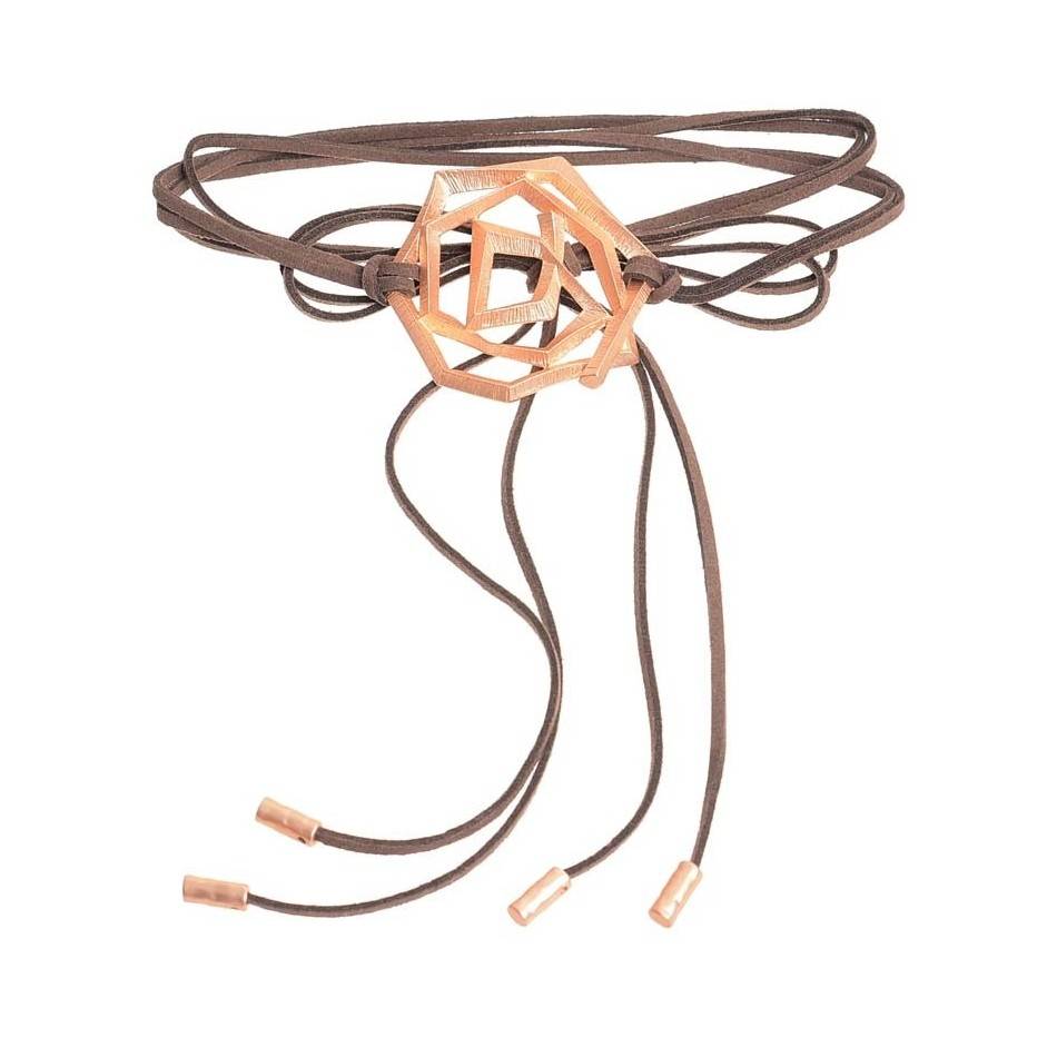 MULTITURN CHOKER WITH METAL BEADS