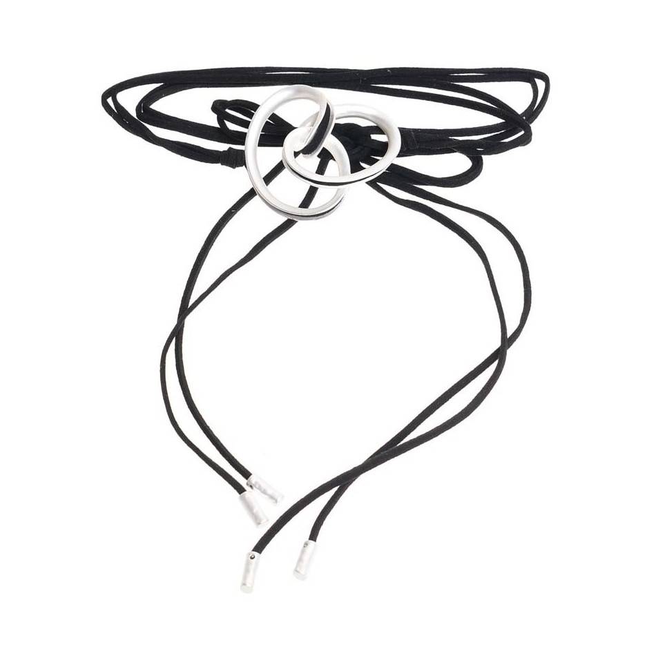 MULTITURN CHOKER WITH METAL BEADS