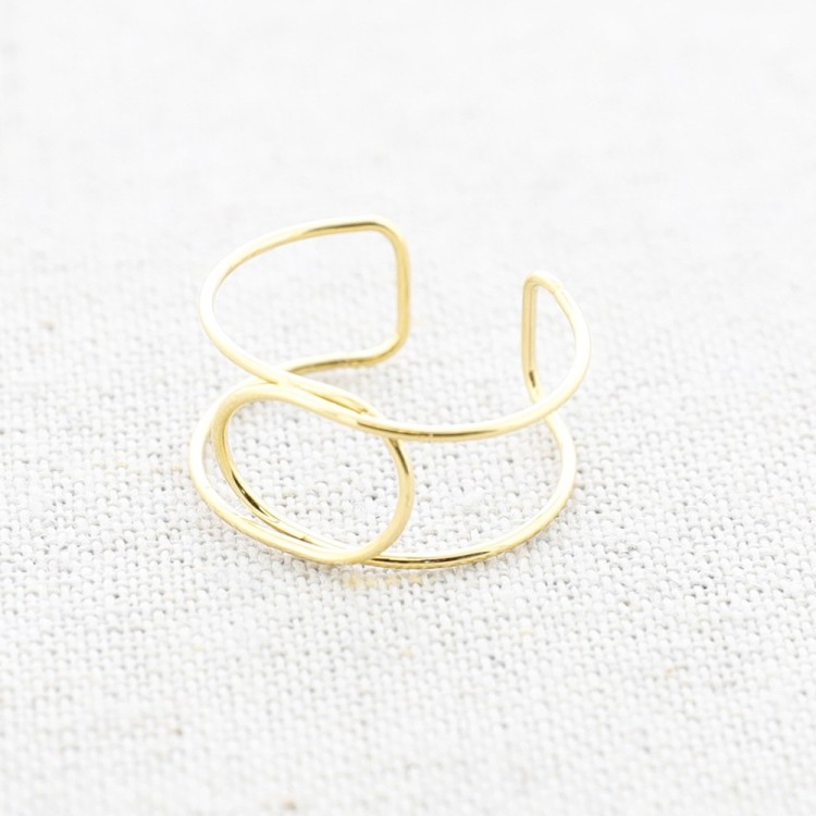 ANILLO ACERO AJUSTABLE CÍRCULO