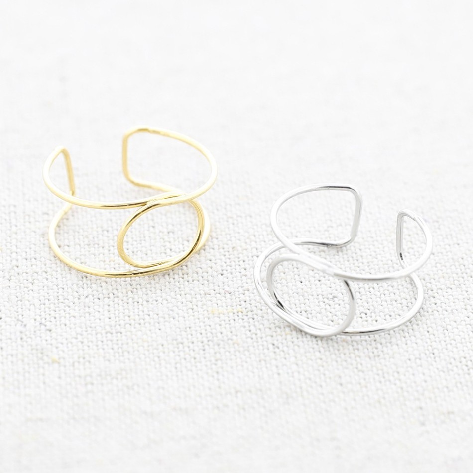 ANILLO ACERO AJUSTABLE CÍRCULO