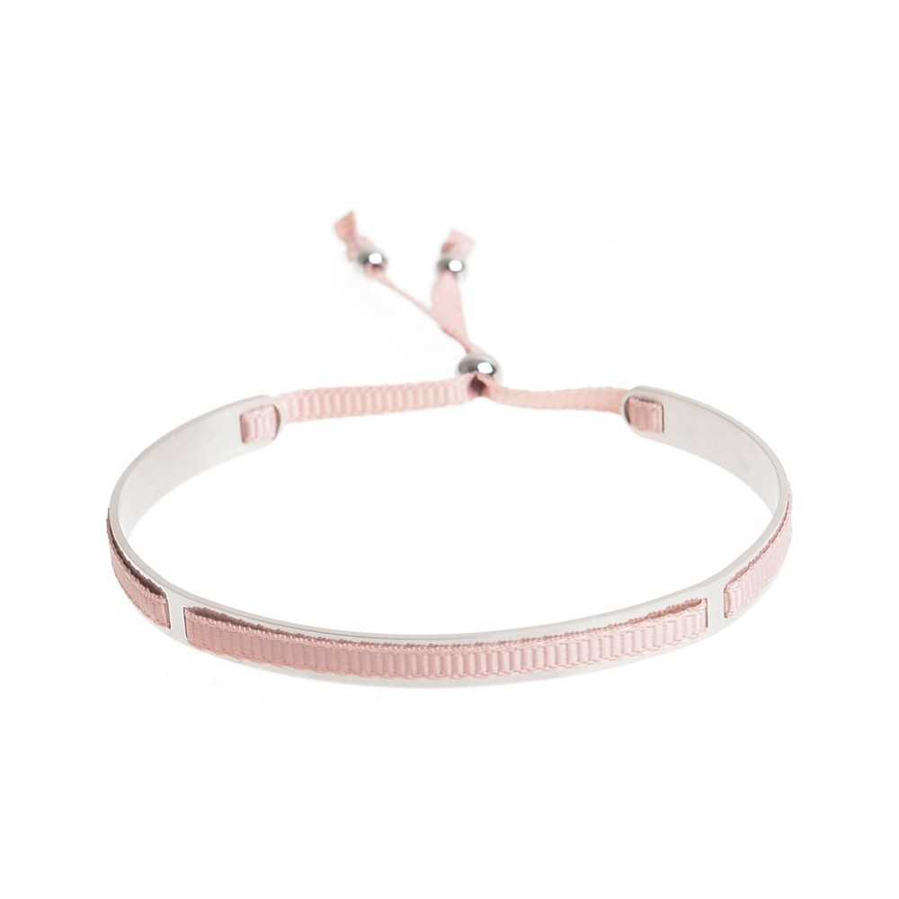 SEMI-RIGID STEEL RIBBON BRACELET