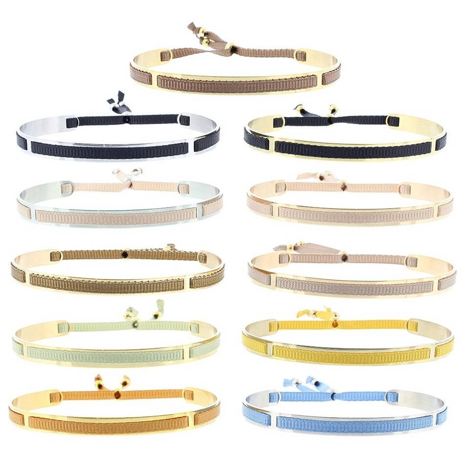 PULSERA SEMIRRÍGIDA CINTA ACERO