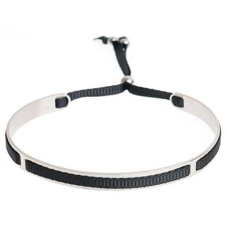 SEMI-RIGID STEEL RIBBON BRACELET