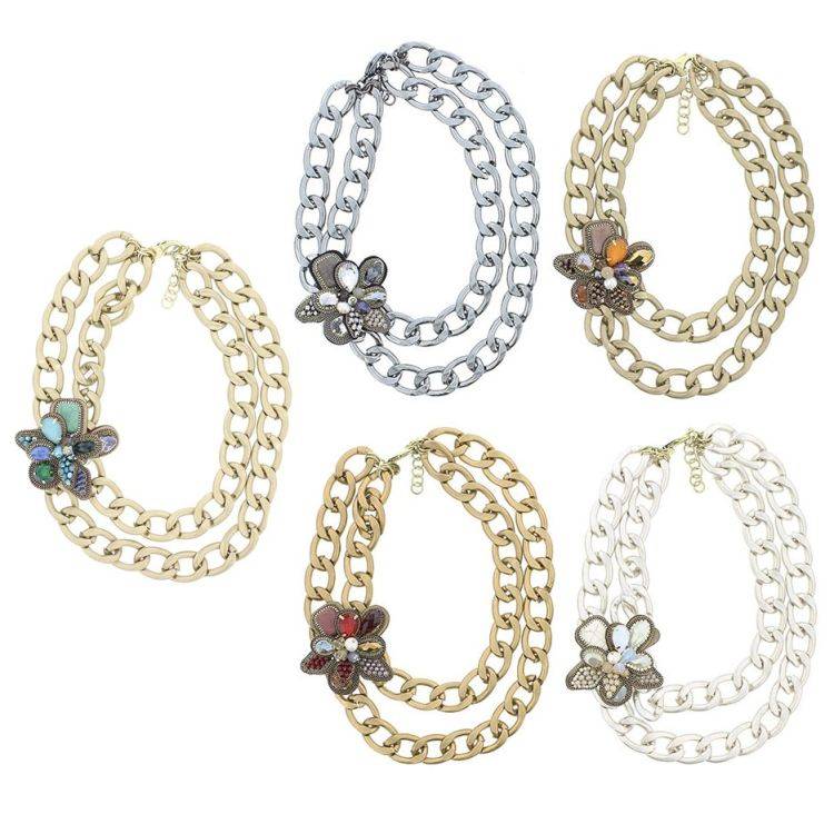 MIX BEADS SHORT NECKLACE 2